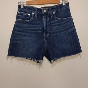 Madewell Curvy High-Rise Denim Shorts